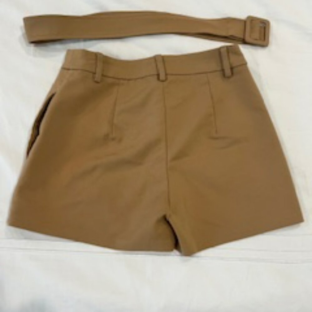 Express Editor High Waisted Tailor Shorts - Dark … - image 2